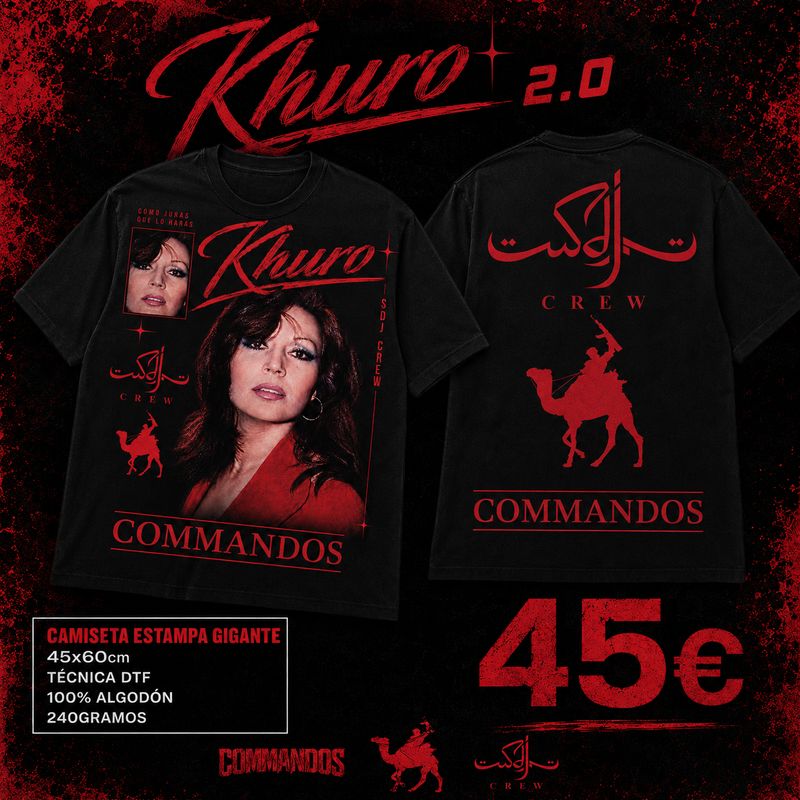 Camiseta Khuro BK DTF