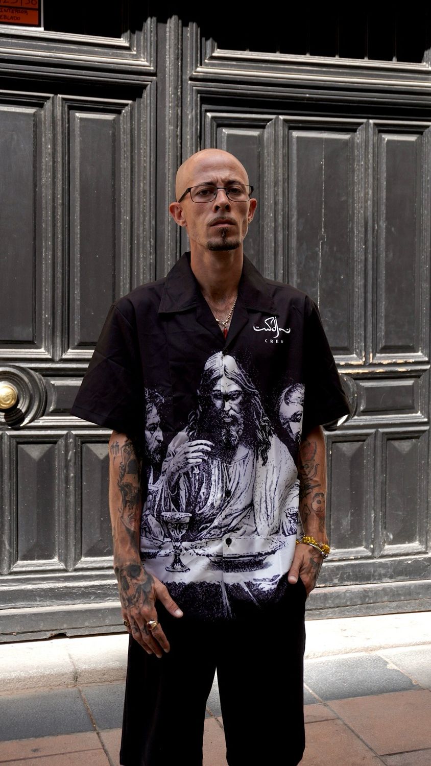 Camisa negra Última cena