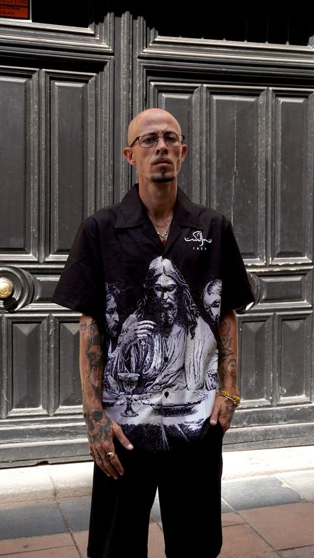 Camisa negra Última cena
