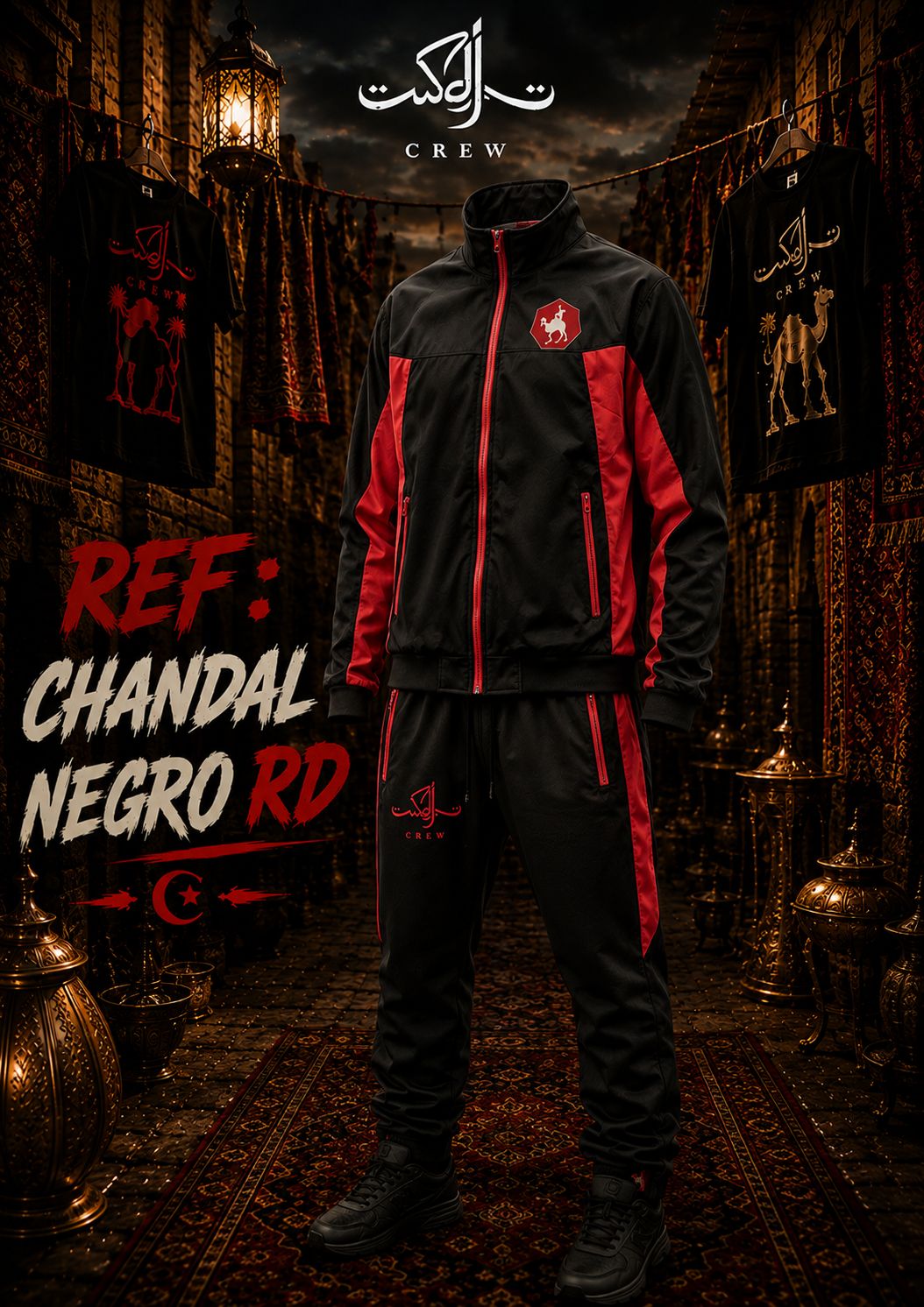 Chandal negro rd