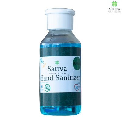 Sattva hand Sanitizer Liquid 100ml(Pack of 10)
