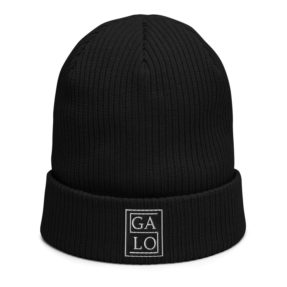 GALOS Embroidered Beanie - Black