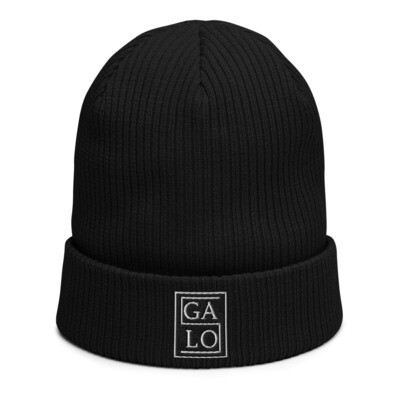 GALOS Embroidered Beanie - Black