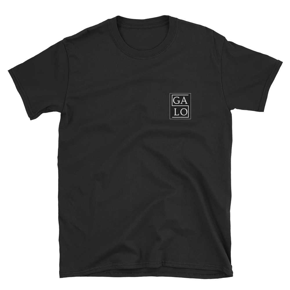 GALOS Chest Print T-Shirt - Black