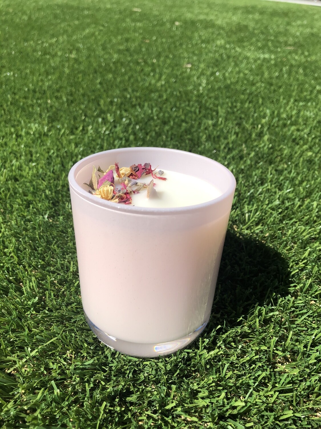 Soy Wax Candles - Pink Jar