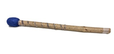Drumklopper 'hard' vilt Ø 3,5cm - lengte 36cm