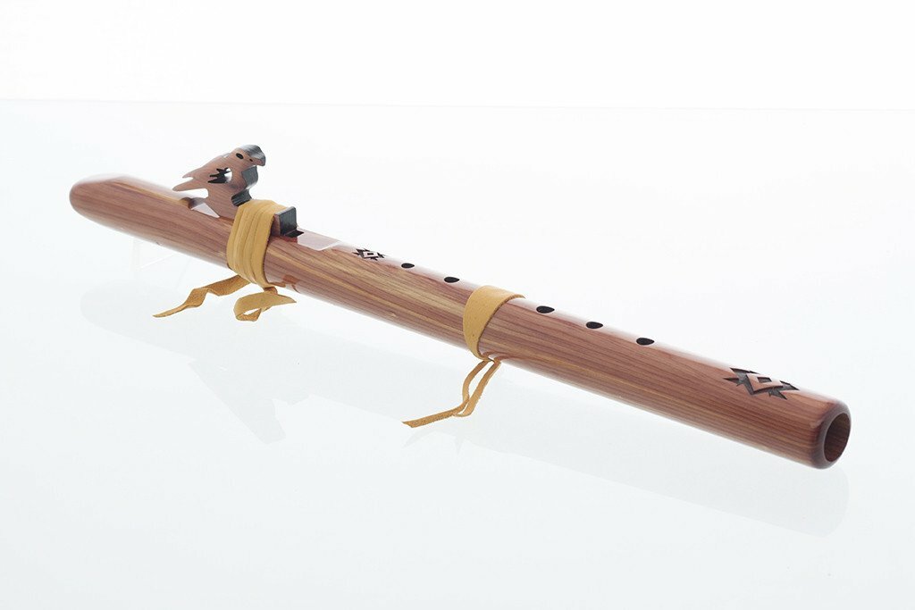 Флейта пимак. Флейта из дерева. Этническая флейта. Fluted Wood. Native flute