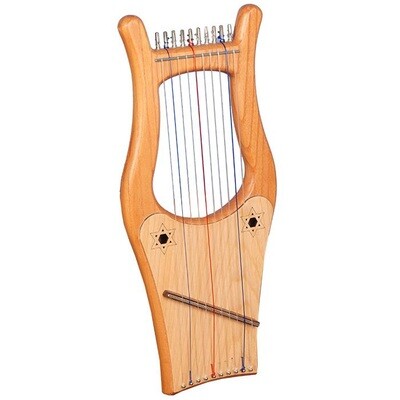 Kinnor Harp mini, 10 String, Red Cedar