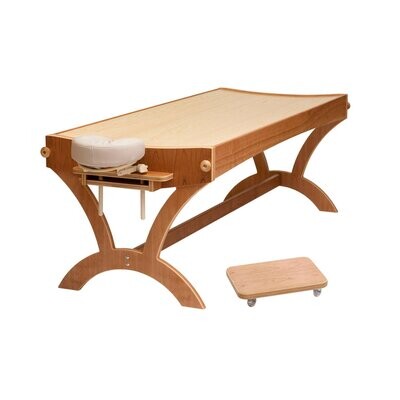 Monochord Table - Massage set - Cherry wood