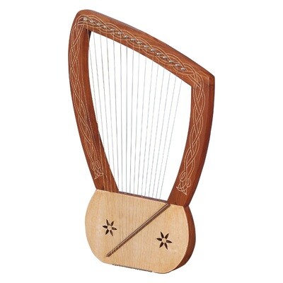 Lyre Harp, 16 Strings, Rosewood