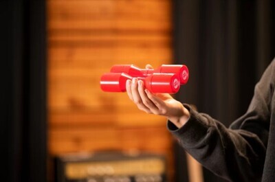 Luis Conte double shaker - studio - red