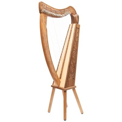 Boru Celtic Harp, 19 Strings, Walnut