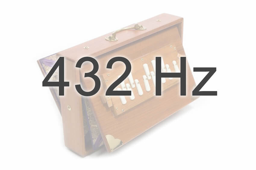 Herstemmen Shruti Box 13 noten naar A = 432Hz