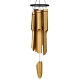 Black Ring Bamboo Chime - Large - 89cm