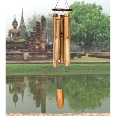 Natural Ring Bamboo Chime - Medium - 71cm
