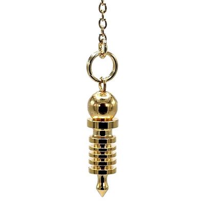 Mini pendel messing verguld - 4gr