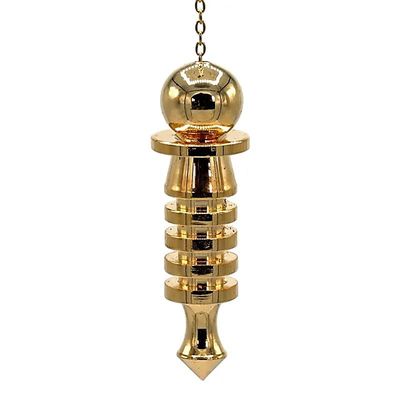 Pendel messing verguld - 24gr