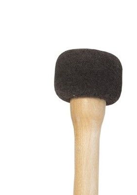 Klankschaalklopper vilt - grijs - Ø 5cm/L 30cm
