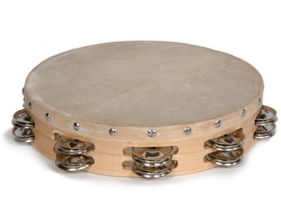 Tambourine double row Ø 25cm - goat skin