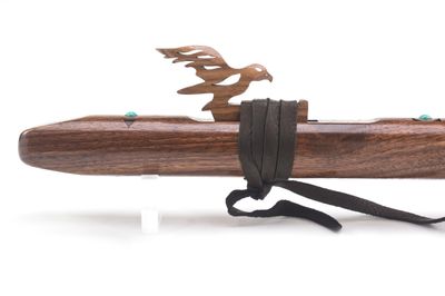 Sparrow Hawk - A - Walnoot with turquoise inlay