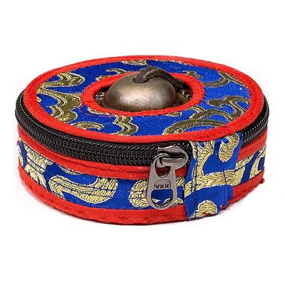 Hoesje voor Tingsha's blauw/rood/zwart - small