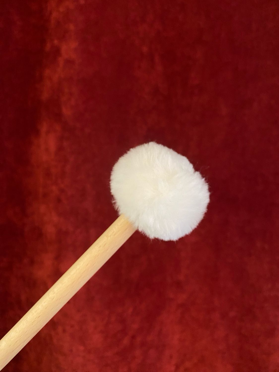 Drumklopper lamswol Ø 5cm - lengte 38cm