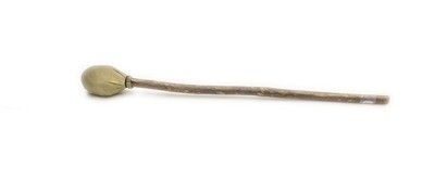 Drumklopper leder Ø 5cm - lengte 44cm