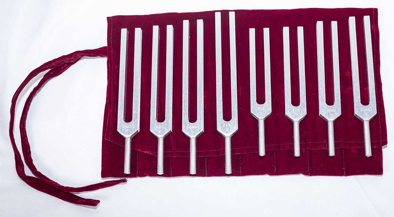 Solar Harmonic Spectrum - set 8 tuning forks - Biosonics