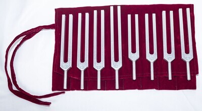 Solar Harmonic Spectrum - set 8 tuning forks - Biosonics