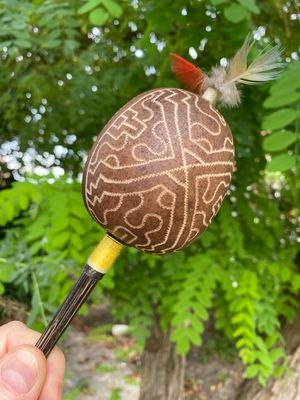 Shaman rattle Shipibo