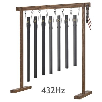 Sound Bath Tube Chime Chakra Set - 7 klankbuizen, 432Hz