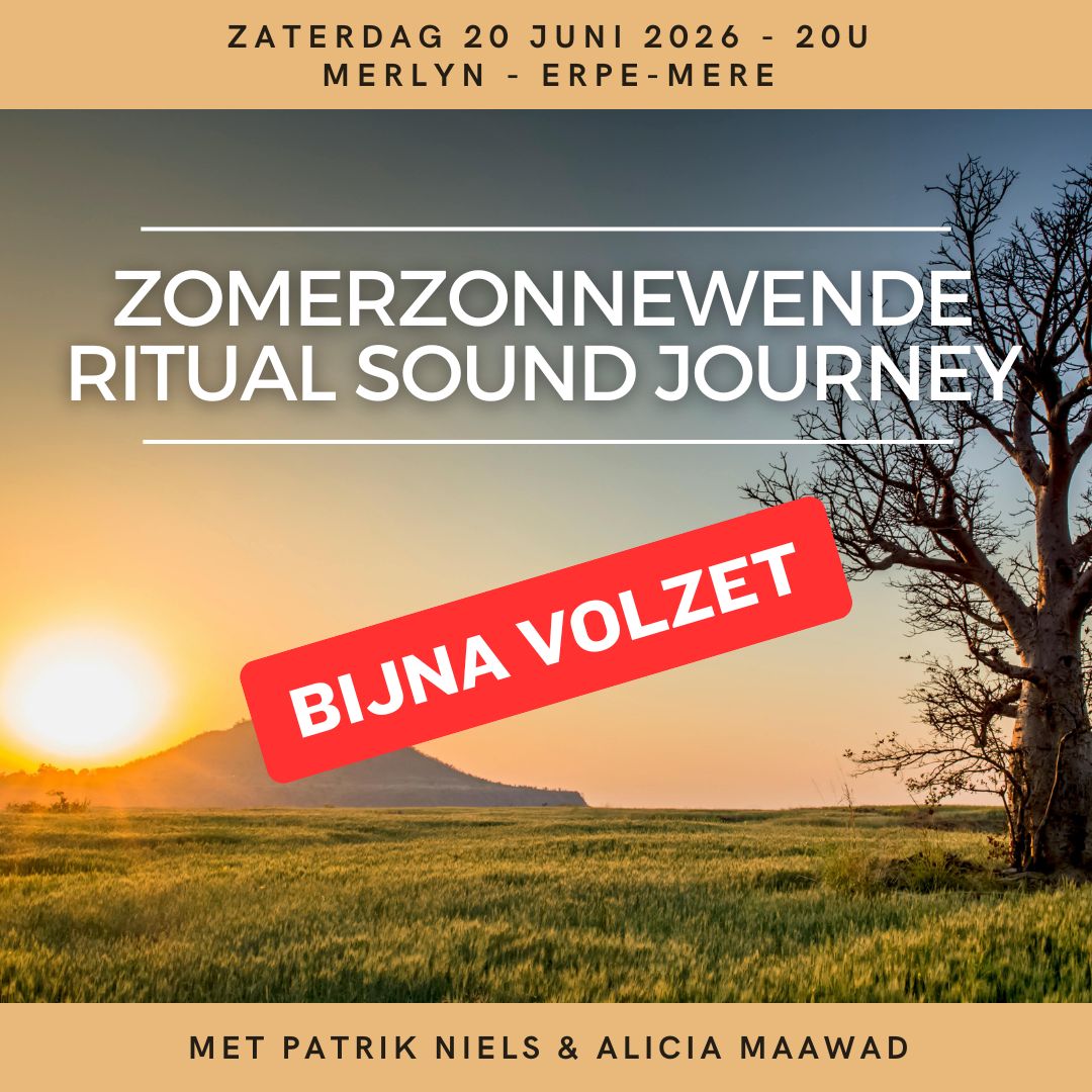 "Zomerzonnewende Ritual Sound Journey" - zaterdag 20 juni 2026 - 20u
