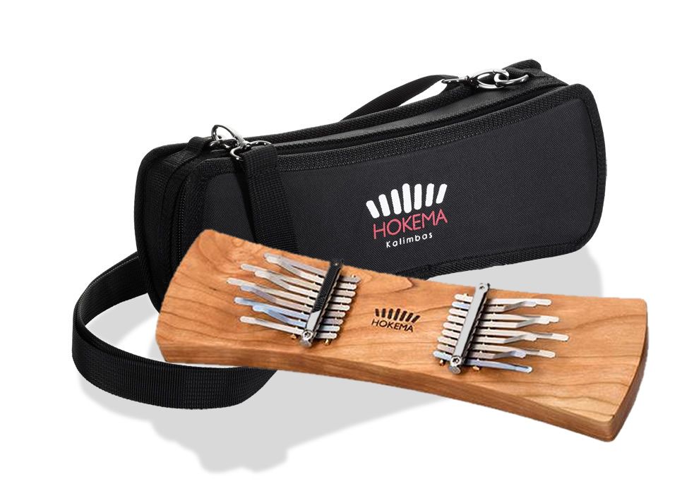 Twin Kalimba with carry bag - 2x 9 notes - A minor