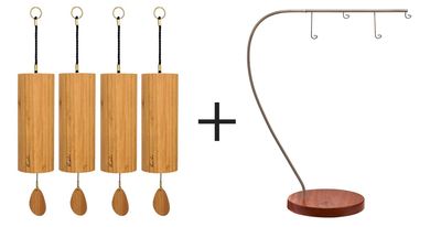 Carillon Koshi  set 4 pièces + support - L'ORIGINAL
