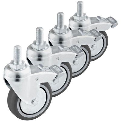 Wheels for gong stand