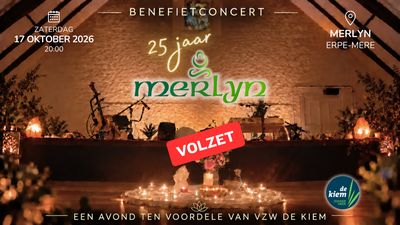 17 okt 2026 - Benefietconcert 25 jaar Merlyn - ten voordele van vzw De Kiem