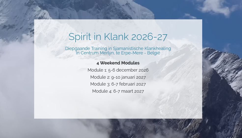 Training "Spirit in Klank" 2026-27 met Roel Crabbe