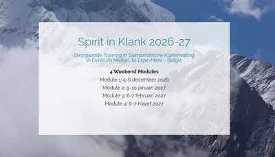 Training Training "Spirit in Klank" 2026-27 met Roel Crabbe