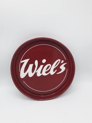 Emaille dienblad 'Wiel's'
