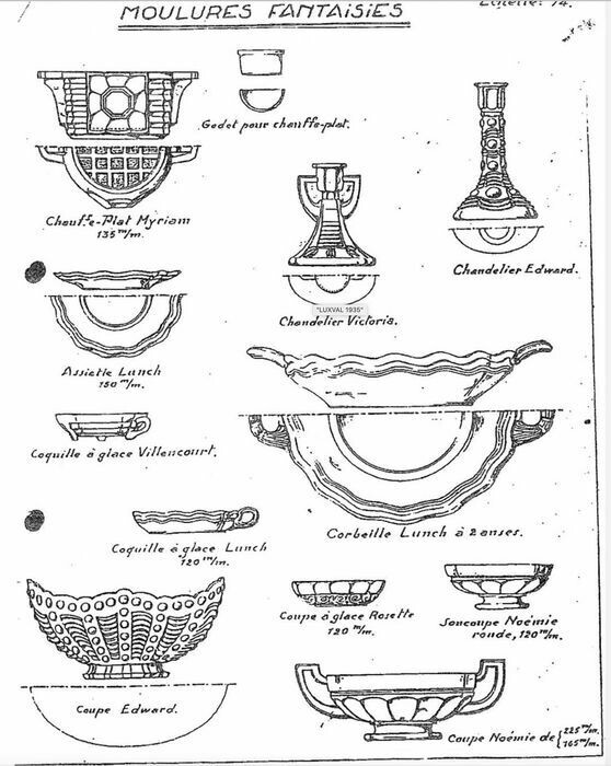 Art Deco Val-Saint-Lambert 'Coupe Noemie' 1935