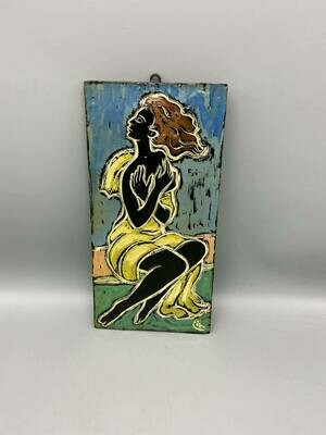 Vintage ceramic wall plate