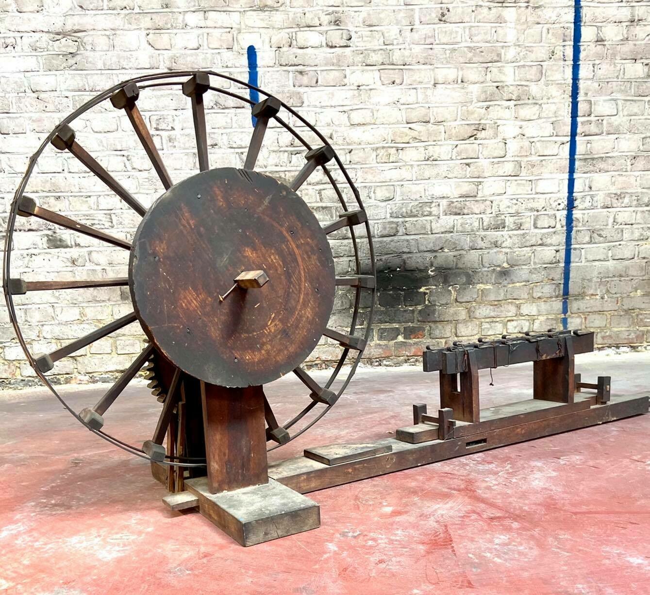 Oude Japanse spinnenwiel Zakuri Meiji-periode