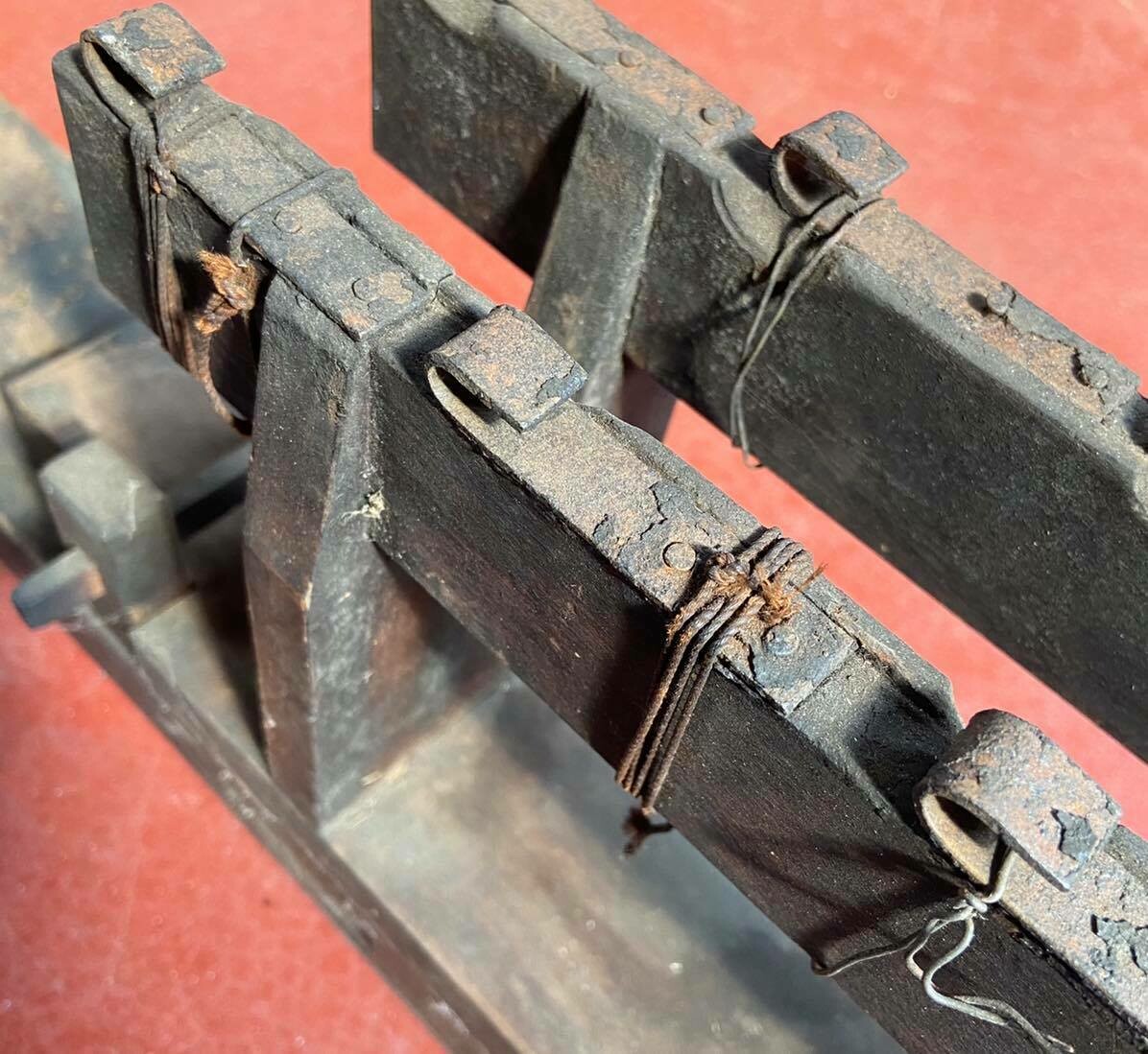 Oude Japanse spinnenwiel Zakuri Meiji-periode