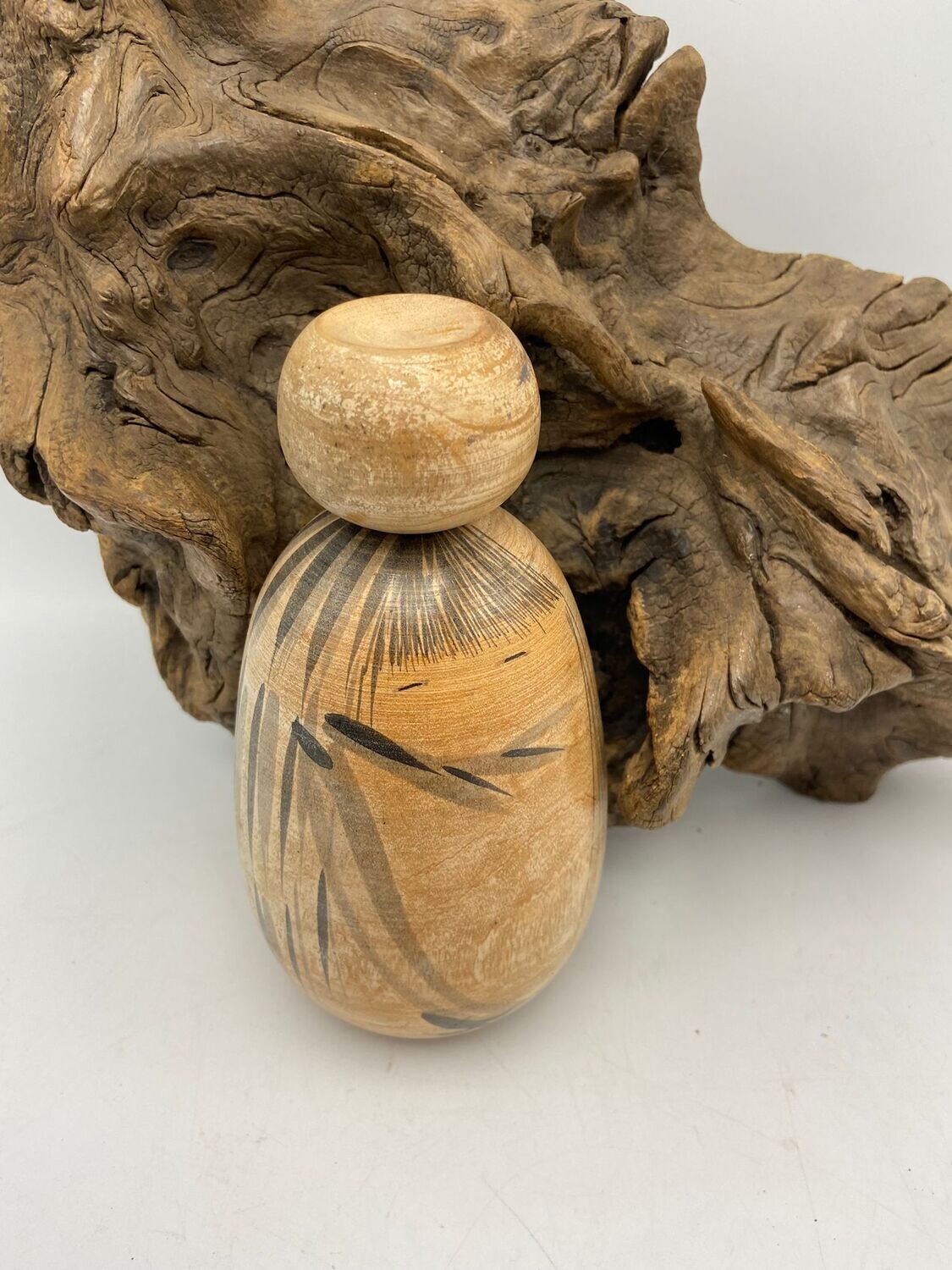 zeldzame set moeder en dochter kokeshi door Chie Tanaka