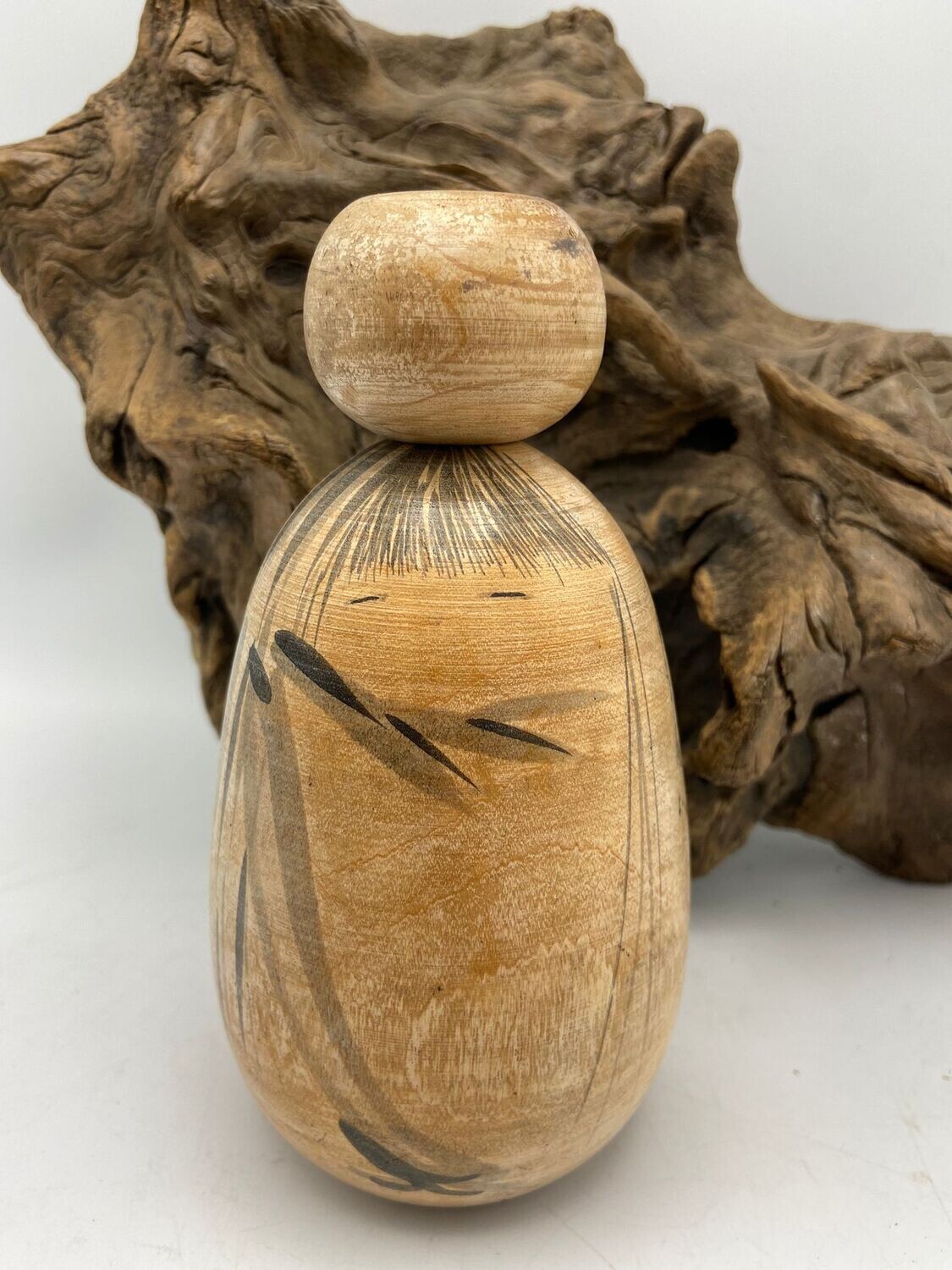 zeldzame set moeder en dochter kokeshi door Chie Tanaka