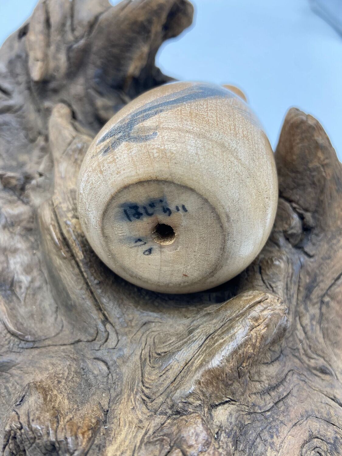 zeldzame set moeder en dochter kokeshi door Chie Tanaka