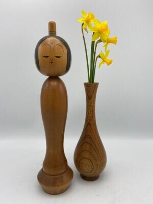 Vintage Goddess Kannon by Kato Kuen with message inside