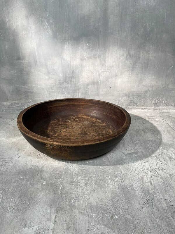 Antique Japanese dough bowl Meiji Era
