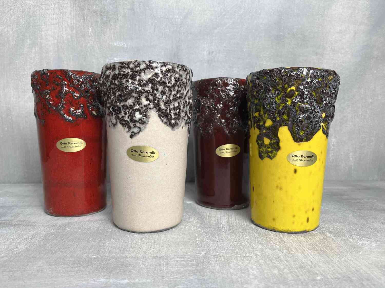 Set van 4 vazen Otto Keramik