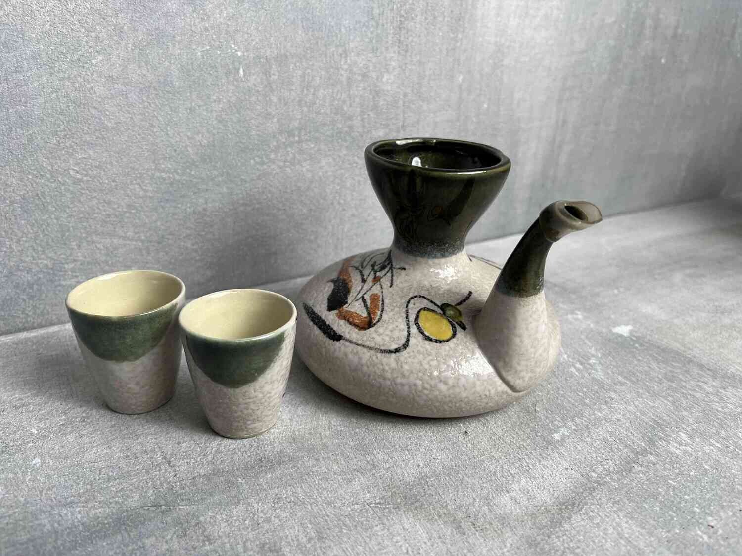 Mid Century Sake Drinking Set Japan Mid Century Sake Drinking Set Japan